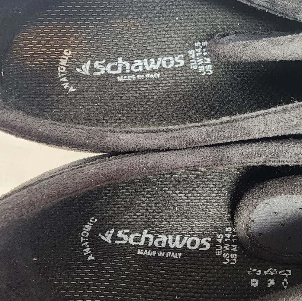 New Schawos Comfort Shoe Black Orthopedic Stretch Diabetic‎ Shoe Size 11.5